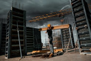Any aspect of construction can become dangerous in the wrong weather conditions.