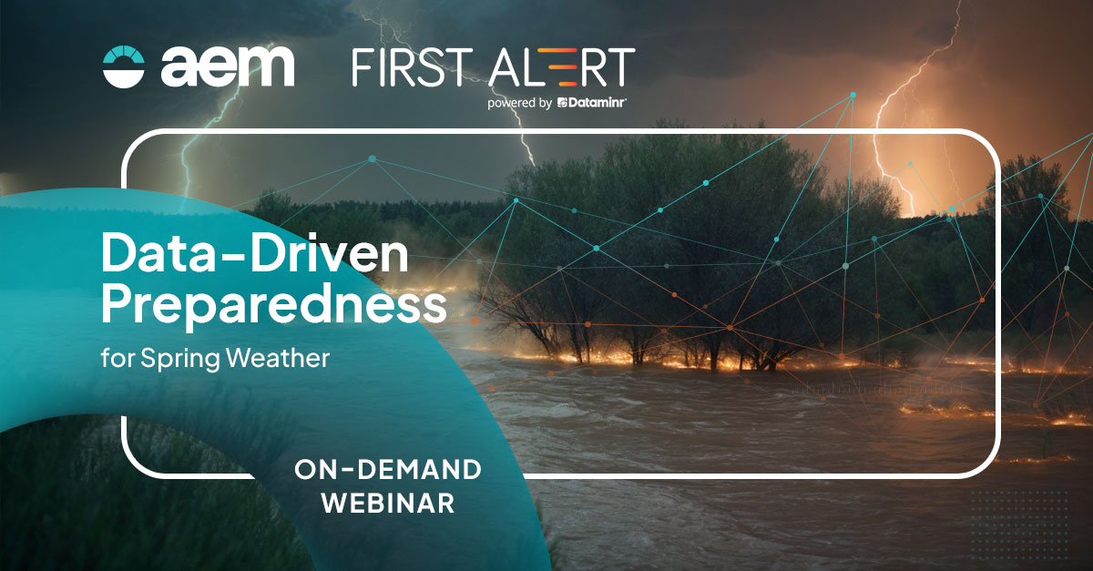 Data-Driven Preparedness for Spring Weather - AEM